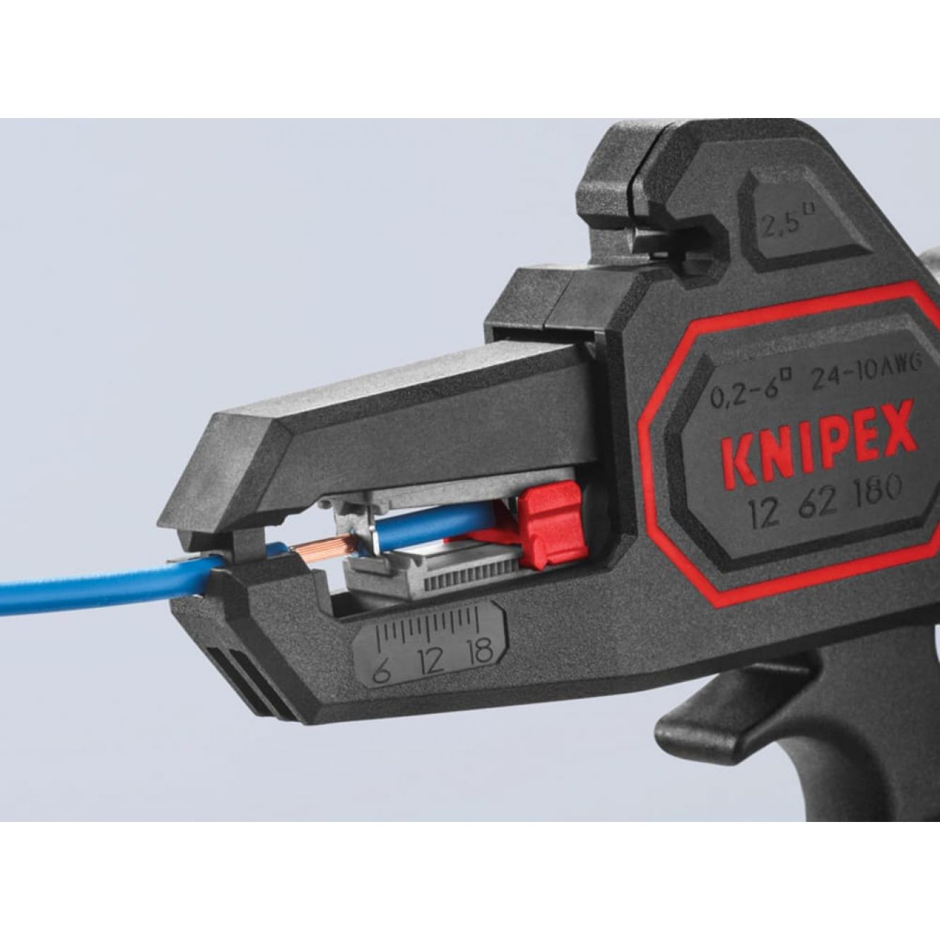 Knipex Automatic Insulation Stripper 0 2 6mm KPX1262180 UKToolBox