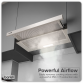 Baridi Telescopic Cooker Hood with Aluminium Filters 60cm - Stainless Steel DH286