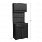 Rapid-Fit 1 Drawer Cabinet & Wall Cupboard APMS2HFPD