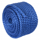 10mm x 30m Polypropylene Split Film Twisted Rope, Blue PR1030