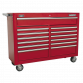 Rollcab 13 Drawer with Ball-Bearing Slides - Red AP5213T