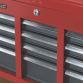 Topchest 6 Drawer with Ball-Bearing Slides - Red/Grey AP2201BB