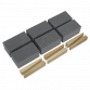 Floor Grinding Block 50 x 50 x 100mm 60Grit - Pack of 6 FGB60