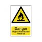 Danger Highly Flammable Material - PVC 200 x 300mm SCA0901