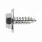 Acme Screw with Captive Washer M8 x 1/2" Zinc Pack of 50 ASW812