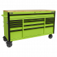 15 Drawer Mobile Trolley with Wooden Worktop 1549mm AP6115BE