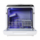 Baridi 2-4 Place Settings Mini Portable Tabletop Dishwasher, 5 Wash Functions DH224
