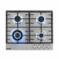 Baridi Gas Hob with 4 Cooking Zones 60cm - Stainless Steel DH225