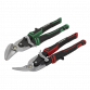 High Leverage Offset Aviation Tin Snip Set 2pc AK69072