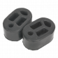 Exhaust Mounting Rubbers L70 x D45 x H37 (Pack of 2) EX01