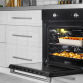 Baridi 60cm Built-In Five Function Fan Assisted Oven, 55L Capacity, Black DH124