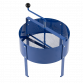 Dellonda Large Rotary Garden Sieve for Soil and Stones. Also Suitable for Compost, Earth, and Rocks. Garden Riddle and 7mm Grille Soil Sifter. 1.2mm Blue Steel DG261