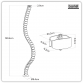 Dellonda Flexible Cable Management System, Magnetic 1.3m DH275