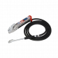 Tyre Inflator 2.5m Hose with Twin Clip-On Connector SA37/95
