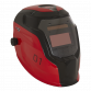 Welding Helmet Auto Darkening - Shade 9-13 - Red PWH1