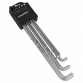 Hex Key Set 9pc Extra-Long Stubby Element Metric AK7174