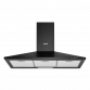Baridi Cooker Hood,Chimney Style with Carbon Filters 90cm - Black DH59