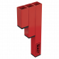 Magnetic Cable Tie Holder - Red APCTH