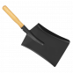 Coal shovel 8" with 228mm Wooden Handle SS09