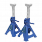 Axle Stands (Pair) 2 Tonne Capacity per Stand Ratchet Type - Blue VS2002BL