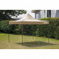 Dellonda Premium 2x2m Pop-Up Gazebo, Heavy Duty, PVC Coated, Water Resistant Fabric, Supplied with Carry Bag, Rope, Stakes & Weight Bags - Beige Canopy DG126