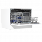 Baridi Compact Tabletop Dishwasher 6 Place Settings, 6 Programmes, Low Noise, 6.5L Cycle, Start Delay - White DH83