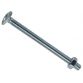 Cup Square Hex Bolt & Nut ZP M6 x 100mm Box 25