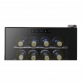 Baridi Black 16 Bottle Wine Fridge Cooler, 5-18°C Touch Controls & LED 430x560mm DH7