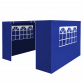 Dellonda Premium Side Walls/Doors/Windows for Gazebo/Marquee, Fits 2 x 2m Models - Blue DG143