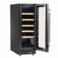 Baridi 20 Bottle Slim 30cm Built-In Wine Cooler, Touchscreen Controls, Black DH203