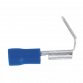 Piggy-Back Terminal 6.3mm Blue Pack of 100 BT17