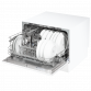 Baridi Compact Tabletop Dishwasher 6 Place Settings, 6 Programmes, Low Noise, 6.5L Cycle, Start Delay - White DH83