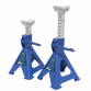 Axle Stands (Pair) 2 Tonne Capacity per Stand Ratchet Type - Blue VS2002BL