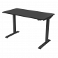 Dellonda Black Electric Adjustable Office Standing Desk, Quiet & Fast 1200x600mm DH55