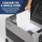 Dellonda 60L Portable Dual Zone Compressor Car Camping Fridge/Freezer 12/24V DL15