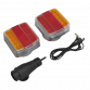 13-Pin Wireless SMD LED Trailer Light Set 2pc TB183LEDW