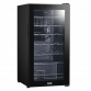 Baridi 28 Bottle Wine Fridge with Digital Touchscreen Controls & LED Light, Black - DH10 DH10