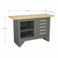 Workbench with 5 Drawers Ball-Bearing Slides Heavy-Duty AP2030BB