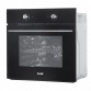 Baridi 60cm Built-In Five Function Fan Assisted Oven, 55L Capacity, Black DH124