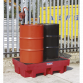 Barrel Bund Polyethylene 1220 x 820 x 330mm DRP12