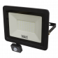 Extra Slim Floodlight with PIR Sensor 100W SMD LED LED115PIR