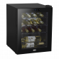 Baridi Black 16 Bottle Wine Fridge Cooler, 5-18°C Touch Controls & LED 430x560mm DH7