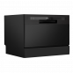 Baridi Compact Tabletop Dishwasher 6 Place Settings, 6 Programmes, Low Noise, 6.5L Cycle, Start Delay - Black DH85