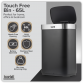 Sensor Bin 65L - Black/Stainless Steel DH282