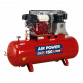 Air Compressor 150L Belt Drive Petrol Engine 6.5hp SA1565