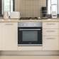 Baridi 60cm Built-In Five Function Fan Assisted Oven, 55L Capacity, Stainless Steel DH125