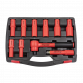 Insulated Socket Set 10pc 1/2"Sq Drive 6pt WallDrive® VDE Approved AK7943