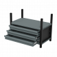 Modular Racking Mid Unit 3 Drawers & 1 Shelf 580mm APMRM2