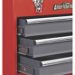 Tool Chest 3 Drawer Portable with Ball-Bearing Slides - Red/Grey AP9243BB