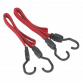 Flat Bungee Cord Set 2pc 760mm BCS17